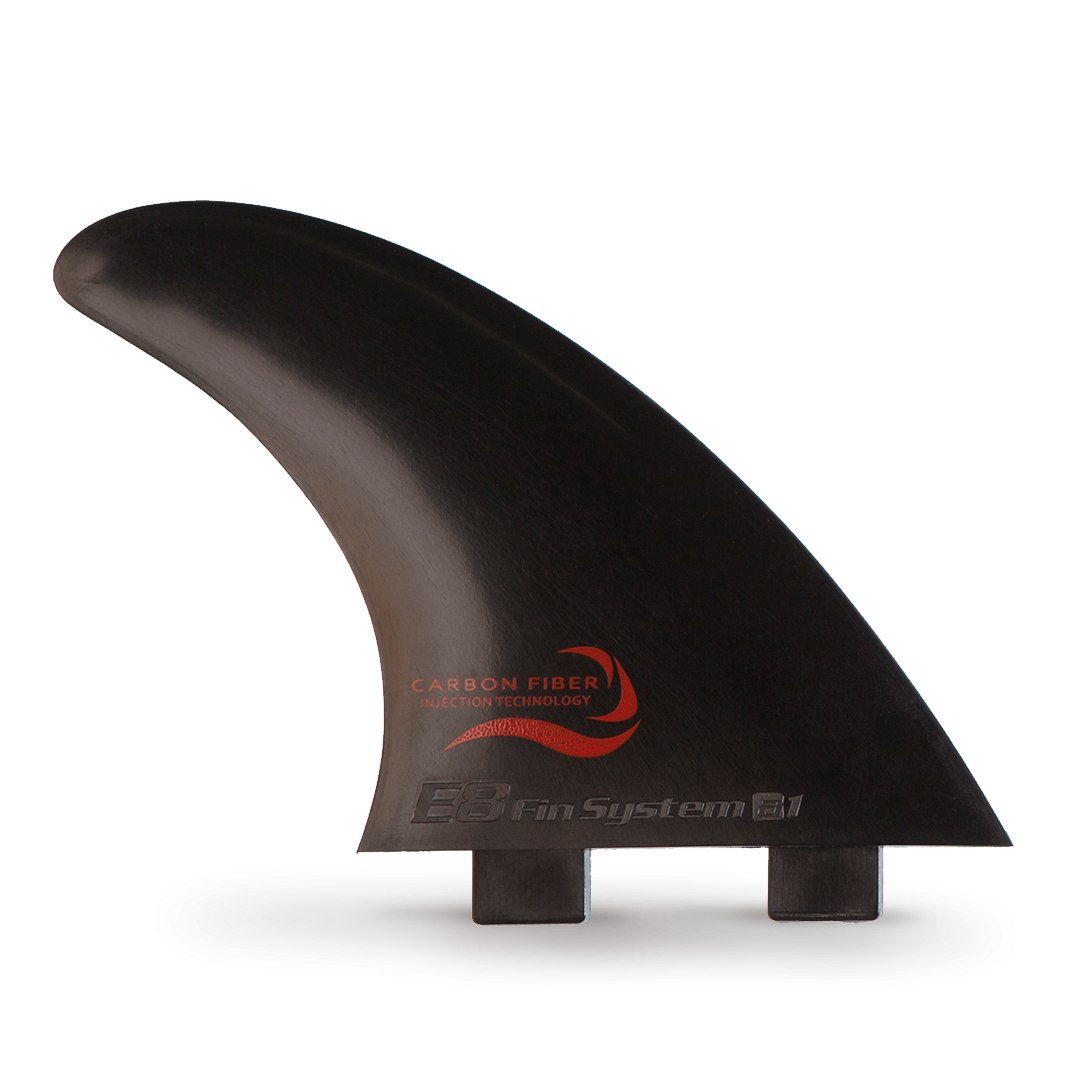 quillas surf fcs compatible de la marca e8 fin system en color negro